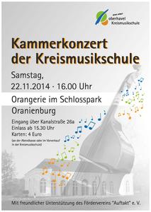 Plakat Kammerkonzert 2014