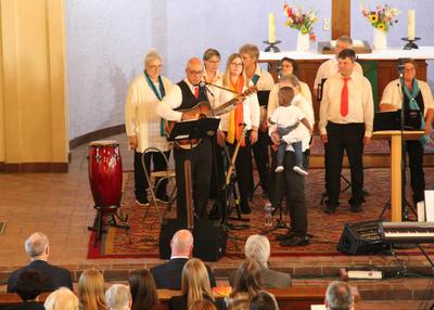 Feierliche Eröffnung der Interkulturellen Woche (IKW) 2019 in der Nicolai-Kirche Oranienburg.